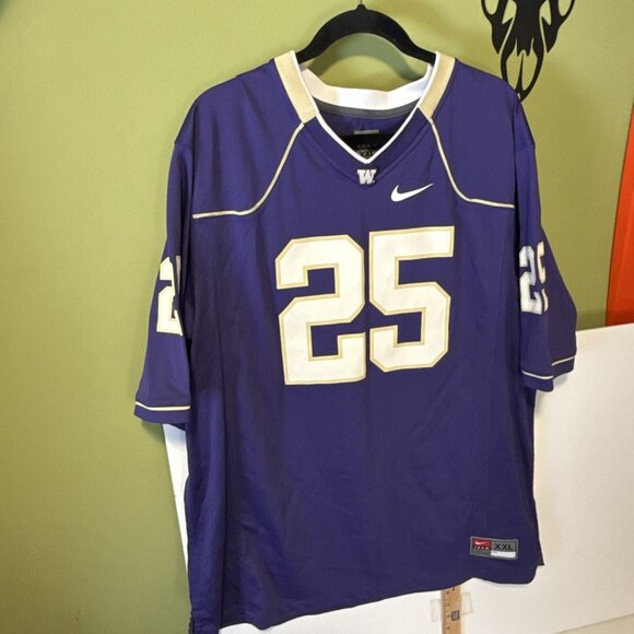 Nike Washington Huskies Player 25 Game Series Football Fan Jersey-Purple XXL - Picture 1 of 12